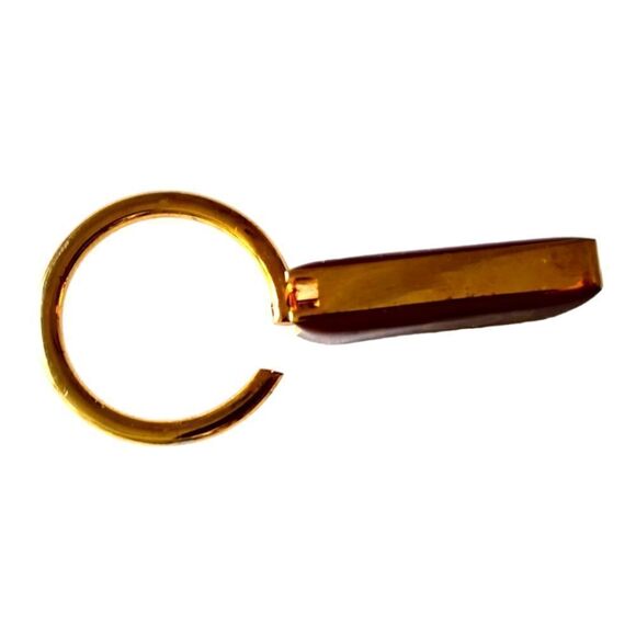 Seagrams Vo Gold Keychain Key Ring Key Fob Keeper Vtg Enameled Gold Tone Promo. - Picture 9 of 16